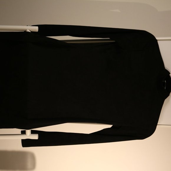 Black Mock Neck Dress (Formal/Party) - Picture 2 of 5